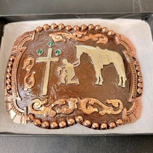 Brand New cowboy belt buckle